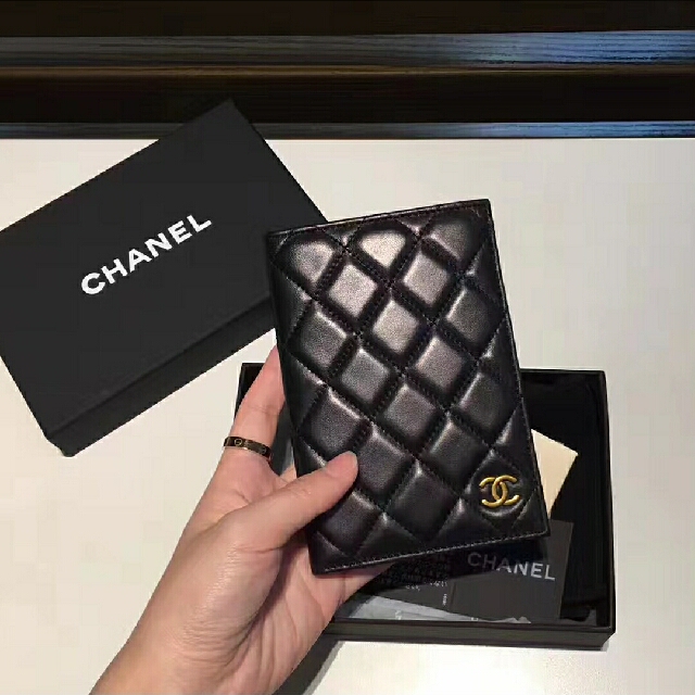 Chanel Passport Holder, Hobbies & Toys, Travel, Travel Essentials