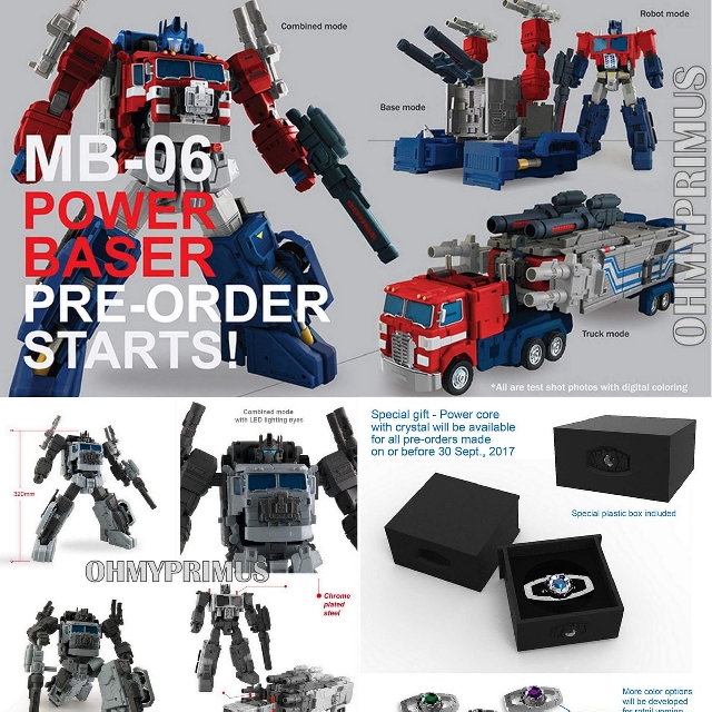 Fans Hobby FansHobby MB06 Power Baser Transformers Masterpiece MP