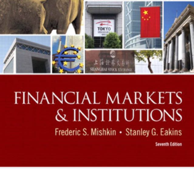 Financial Markets And Institutions 7th Edition Pdf Books