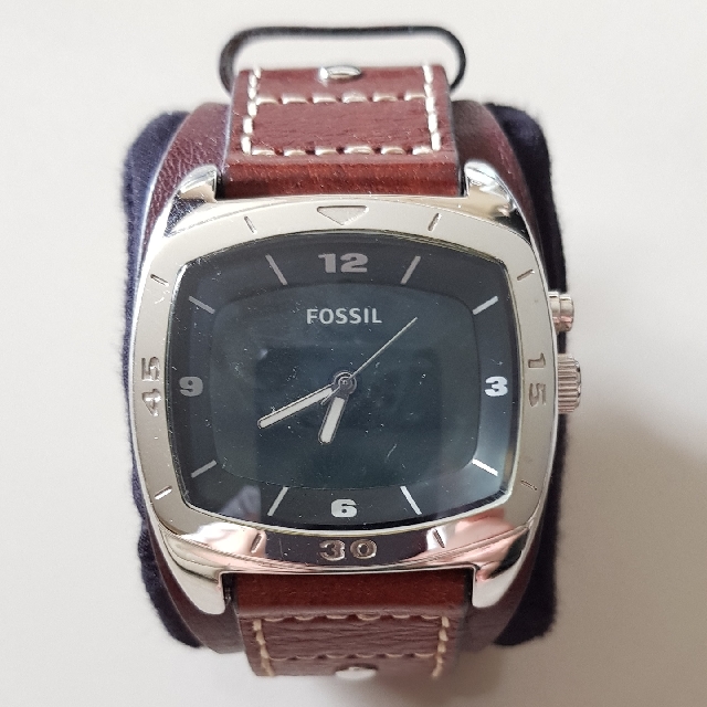 Fossil discount genuine leather
