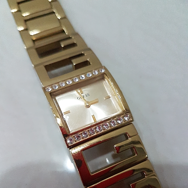 GUESS LADIES WATCH GOLD WITH JEWEL FOR 50 Women s Fashion Watches Accessories Watches on Carousell