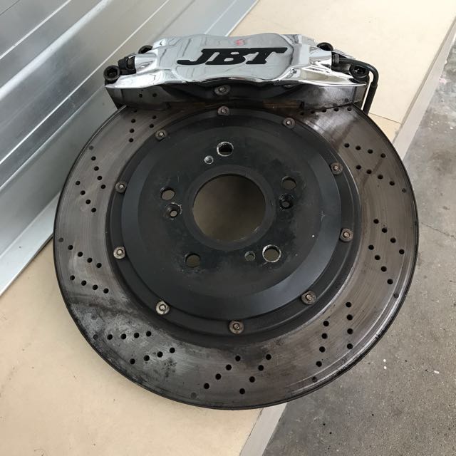 JBT chrome 4 pot brake kit, Car Accessories on Carousell