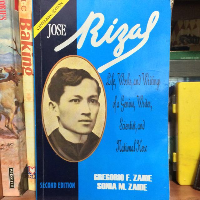 jose rizal book by zaide 2nd ed