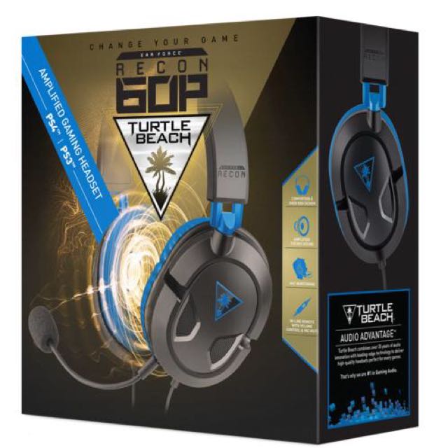 Playstation 4 ear force recon 60p clearance amplified stereo white wired gaming headset