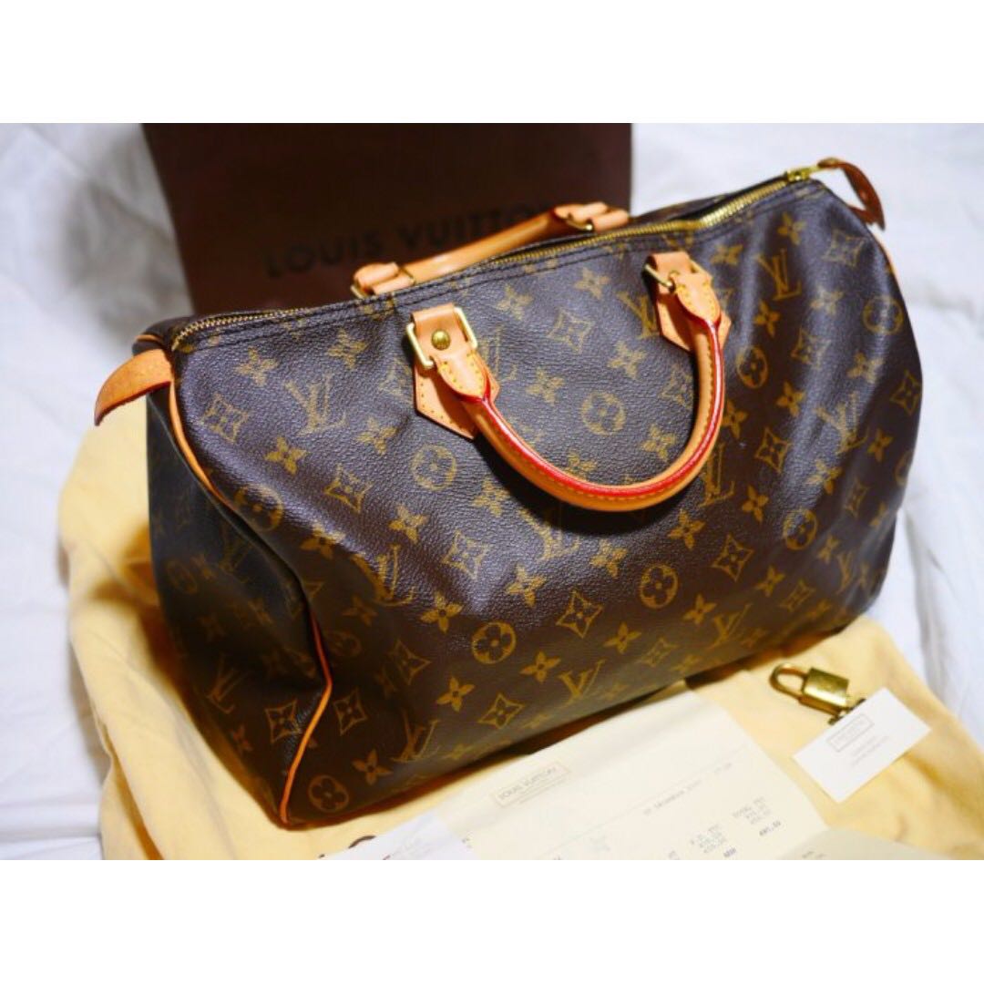 限时特价 真品 louis vuitton lv speedy 35