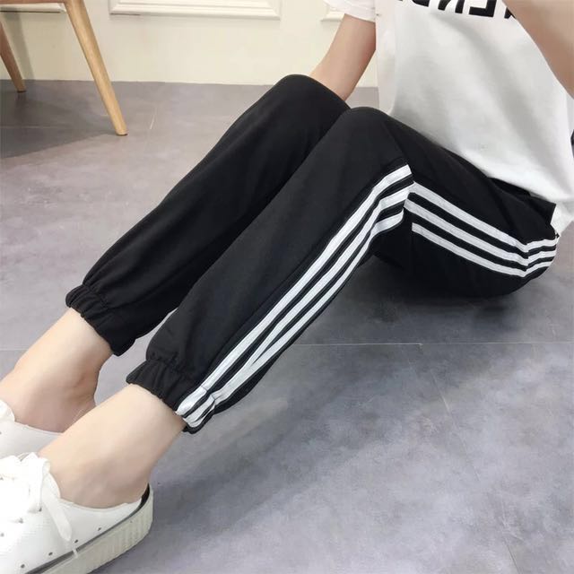 adidas 3 stripe track pants womens