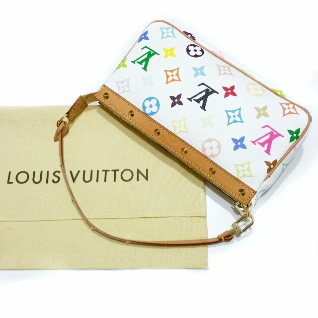 Auth Louis Vuitton Monogram Multicolore Pochette Accessoir M92649