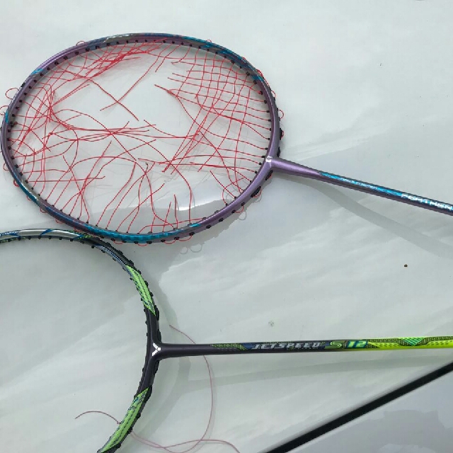 Badminton racket stringing service and grommets replaced, Sports