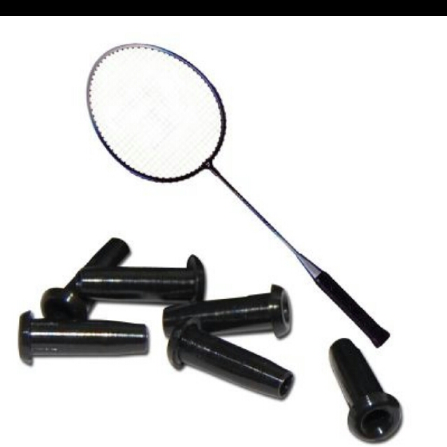 Badminton racket stringing service and grommets replaced, Sports