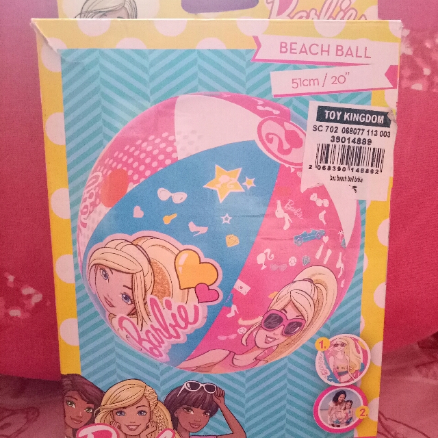barbie beach ball