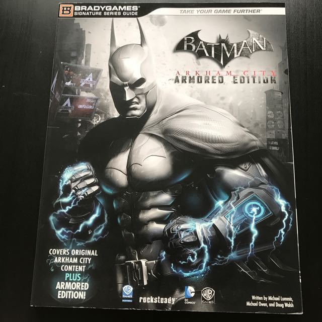 arkham city guide book Batman: arkham origins limited edition strategy guide: bradygames.