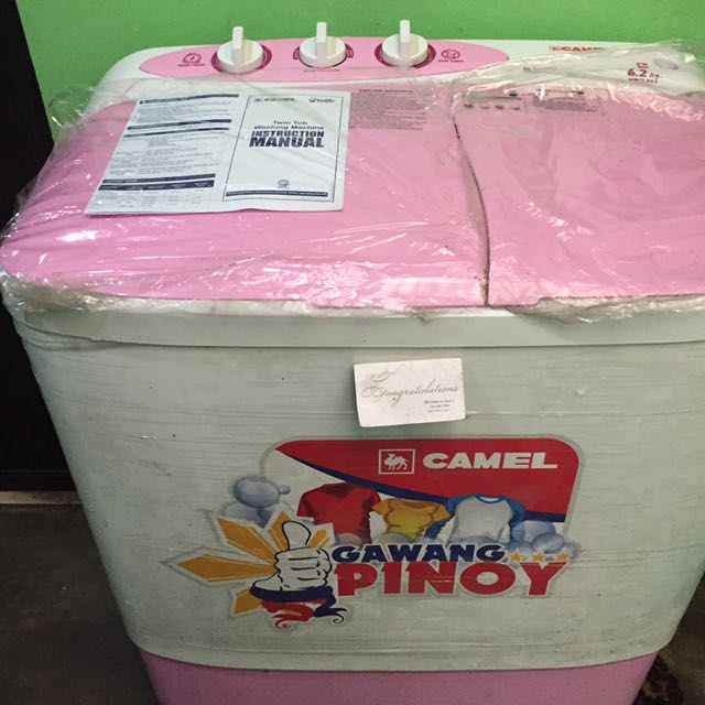 Brand new Camel twin tub washing machine with dryer, TV & Home