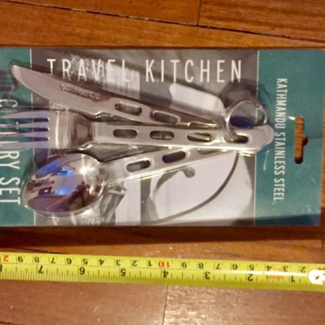 Brand New Kathmandu Stainless Steel Cutlery Set Travel Kitchen Camping Everything Else On Carousell