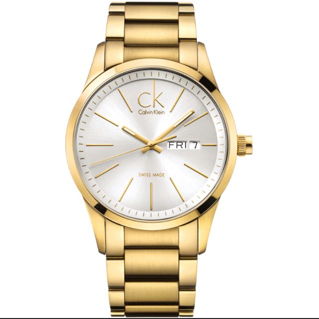 Calvin Klein Gold Watch , Mobile Phones & Gadgets, Wearables & Smart Watches  on Carousell