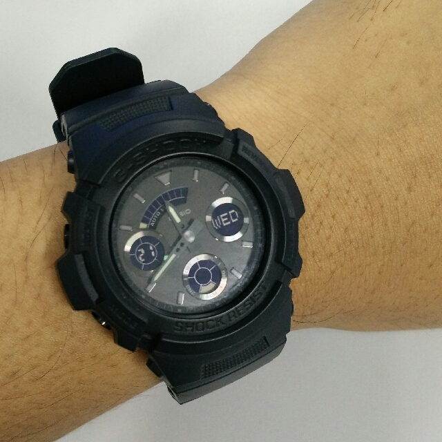 Casio G Shock AW 591 BB, Fesyen Pria, Jam Tangan di Carousell