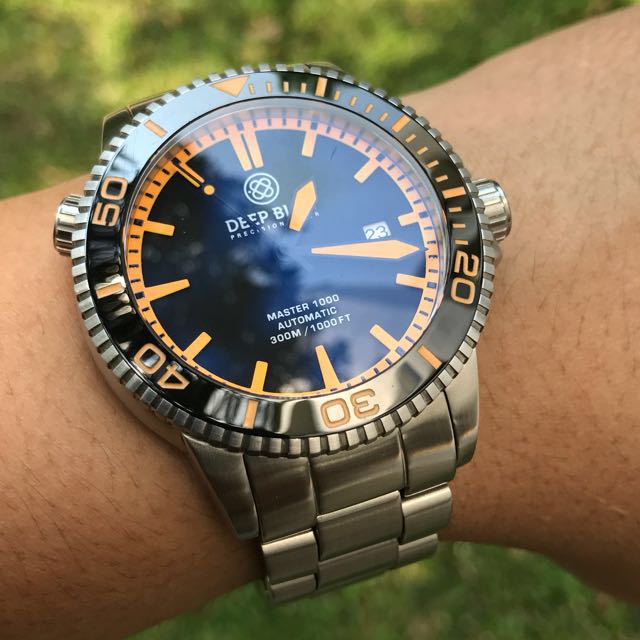 Deep blue new arrivals watches master 1000