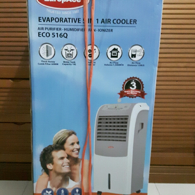 EUROPACE ECO 516Q Evaporative 5 in 1 Air Cooler, TV & Home Appliances