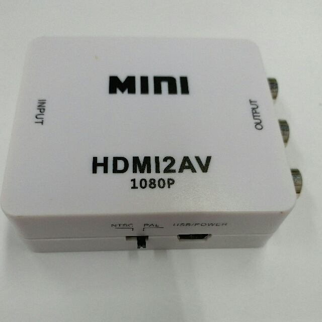 [包郵]HDMI to AV (CVBS) 1080p converter, 電腦＆科技, 電腦周邊及配件, 電腦線、轉接線及轉換器 ...