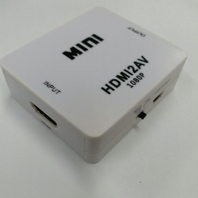 [包郵]HDMI to AV (CVBS) 1080p converter, 電腦＆科技, 電腦周邊及配件, 電腦線、轉接線及轉換器 ...