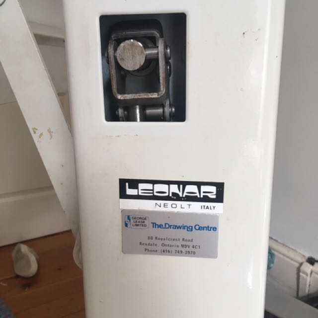 Leonar Neolt drafting table WITH RULERS, Home & Furniture on Carousell