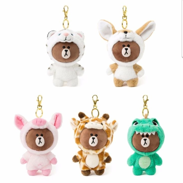 line bear plush