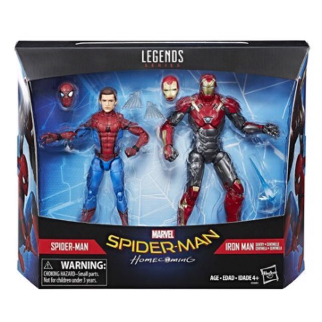 spiderman and ironman toys