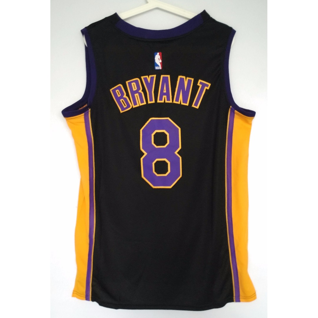 Los Angeles Kobe Bryant 8 Lakers Black NBA Jersey –
