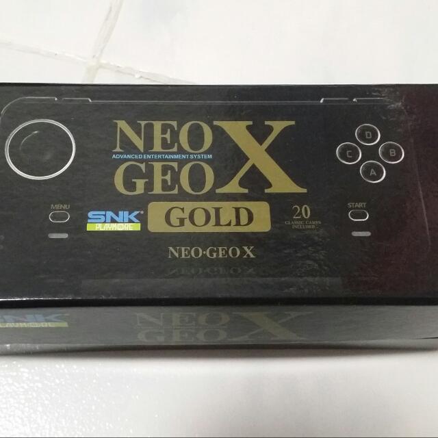 NEO GEO X GOLD, limited edition, Video Gaming, Video Game Consoles