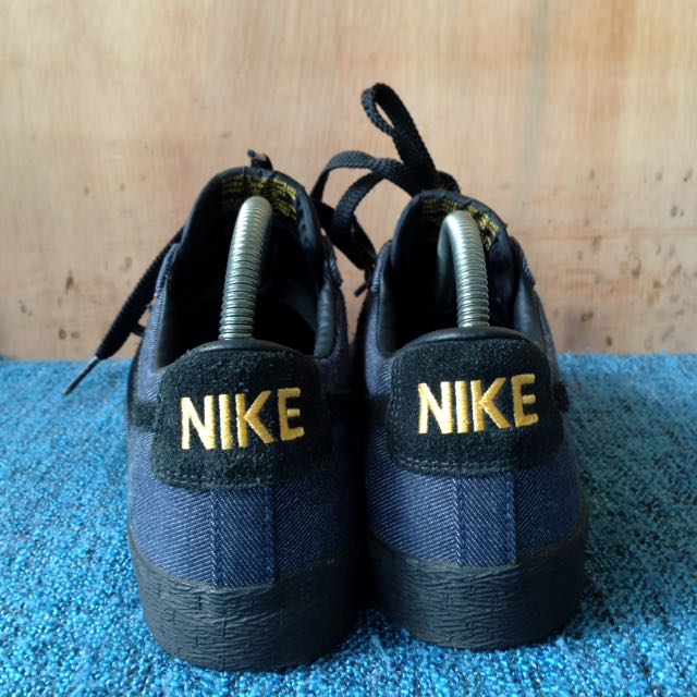 nike cortez denim