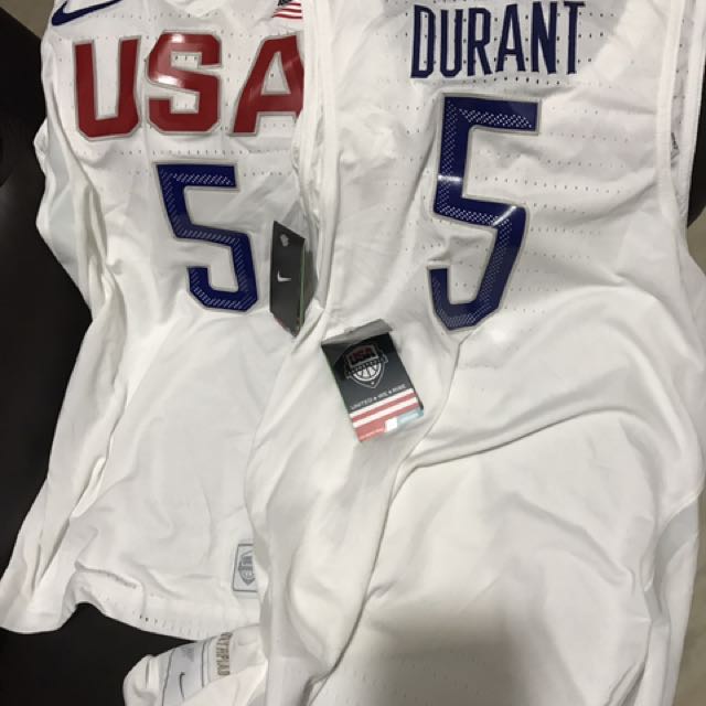 kevin durant authentic usa jersey