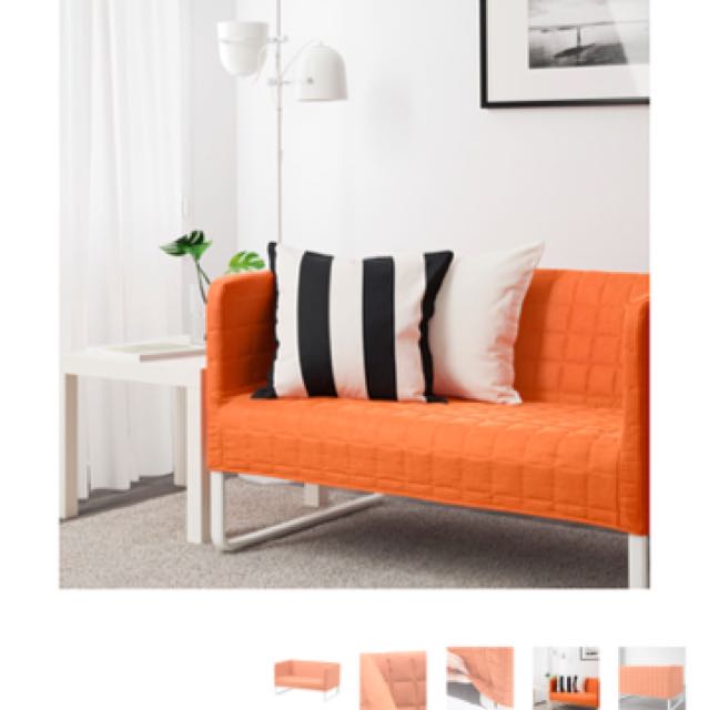 Orange Ikea Sofa Furniture Sofas On Carousell