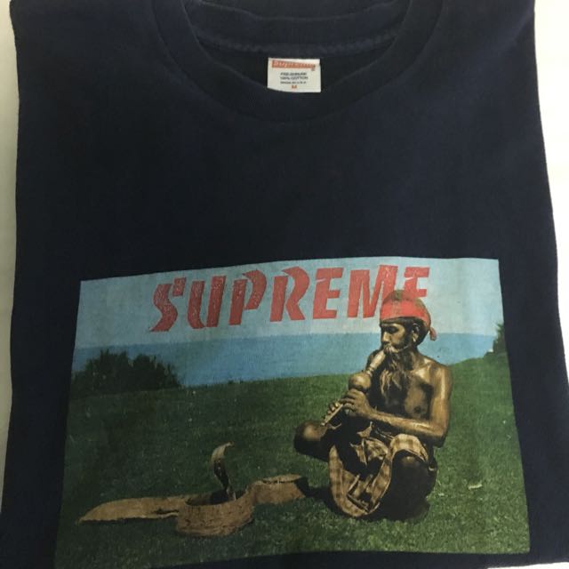Supreme Snake Charmer T shirt Men s Fashion Tops Sets Tshirts Polo Shirts on Carousell