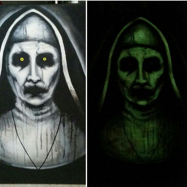 Valak Painting The Conjuring 2 Acrylic Design Craft Art