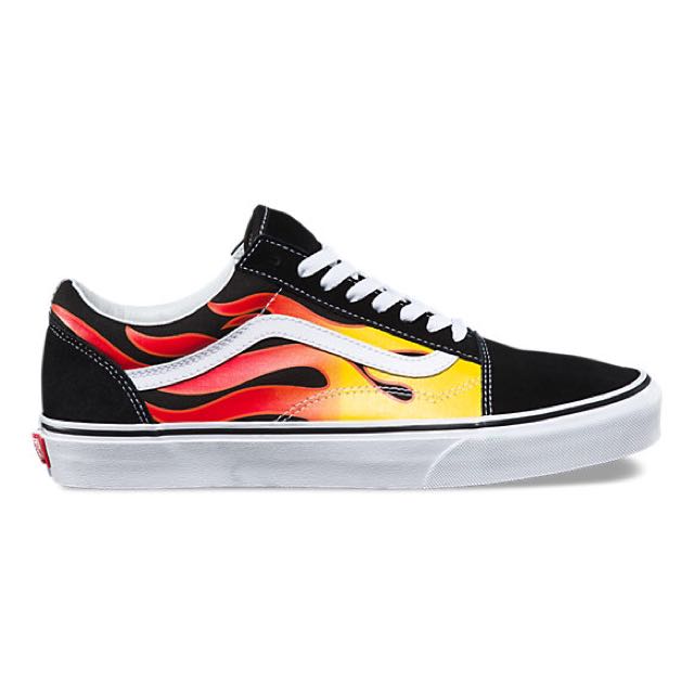 Vans Flame old skool Men s Fashion Footwear Sneakers on Carousell