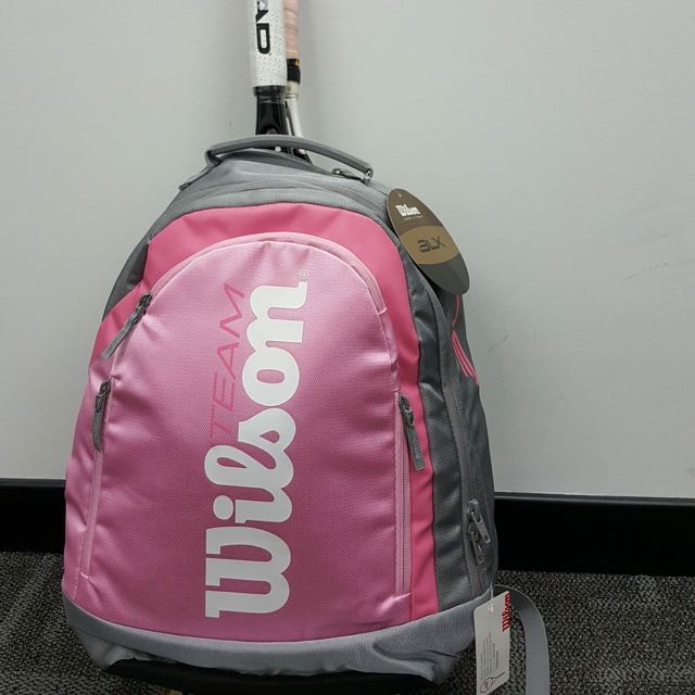 Wilson tennis top backpack pink
