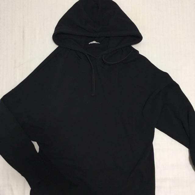 black zara hoodie