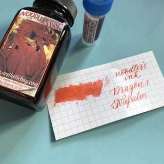 Noodler's Ink Dragon's Napalm 5ml Sample Vial