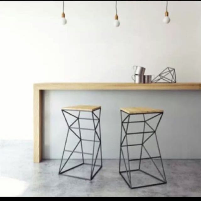 Geometric Mixed Bar Stool Furniture Tables Chairs On Carou Photo