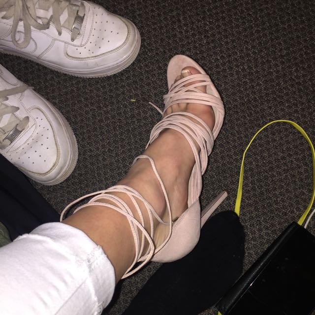 ASOS PINK SUADE HEELS PRETTIEST SHOES IN THE WORLD Women s Fashion Shoes on Carousell