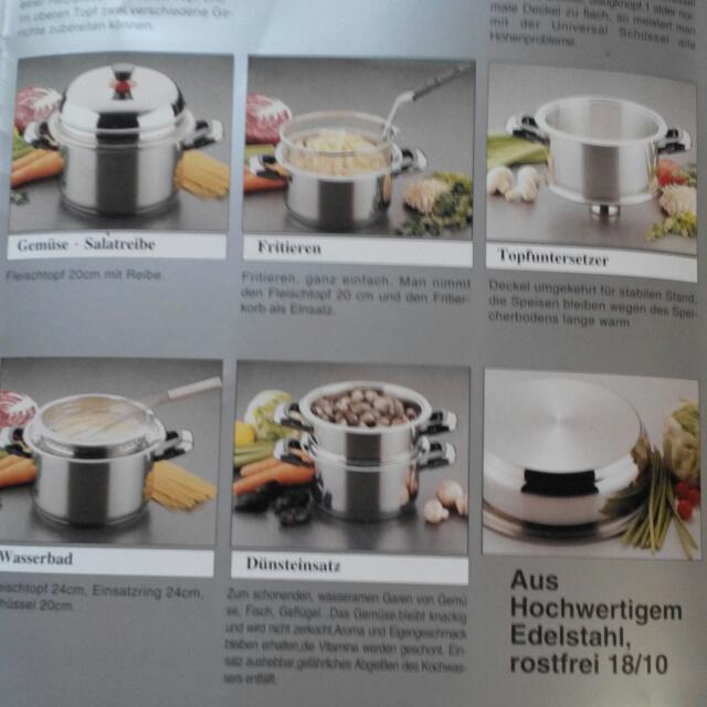 Cook Plus Solingen 23 Pieces Stainless Cookware Made In Germany Re