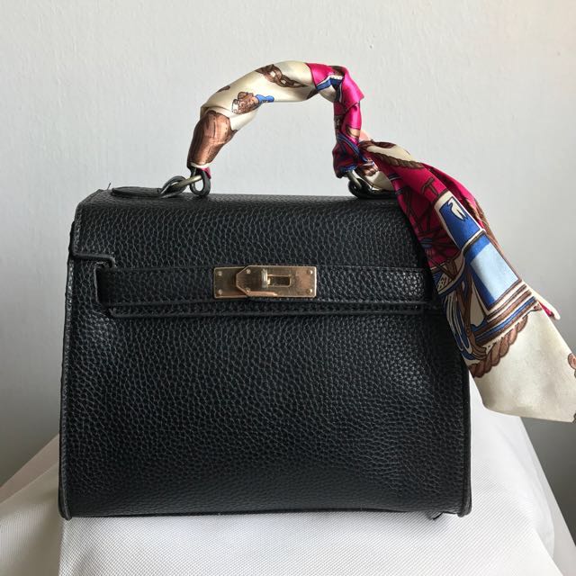 sling bag with scarf