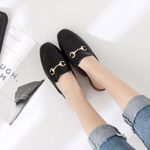 Gucci inspired mules, Women's Fashion, Footwear, Loafers on Carousell