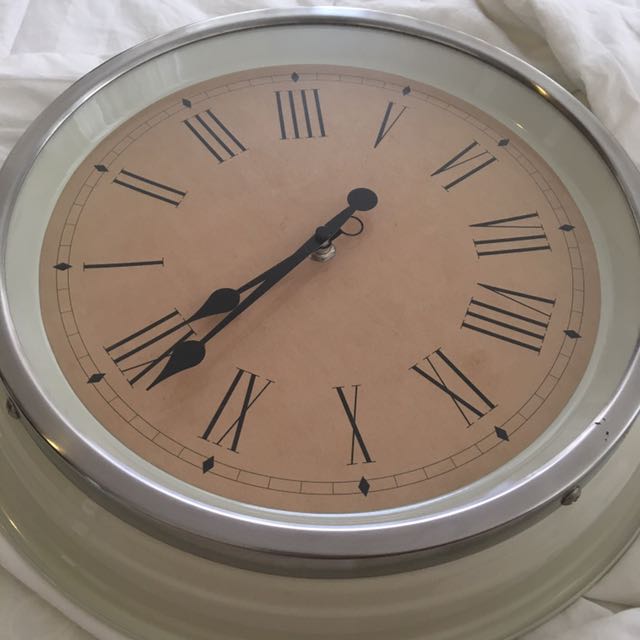 Ikea Skovel Wall Clock Perabotan Rumah Di Carousell