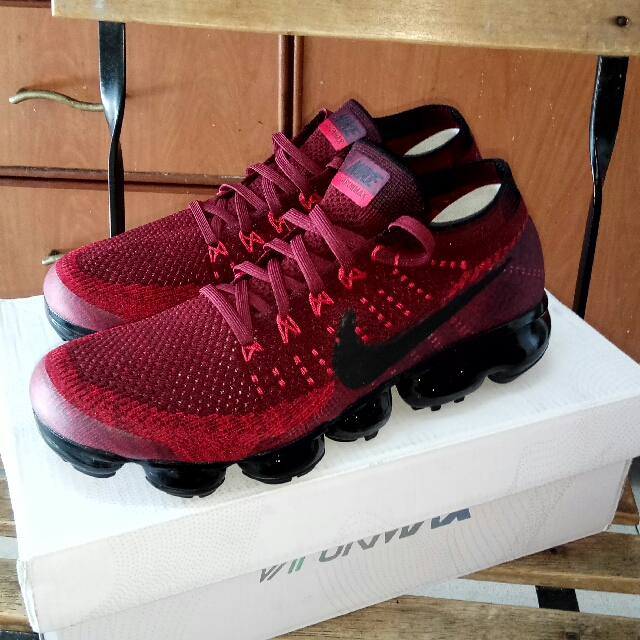 Nike Vapormax Dark Team Red Men s Fashion Footwear Sneakers on