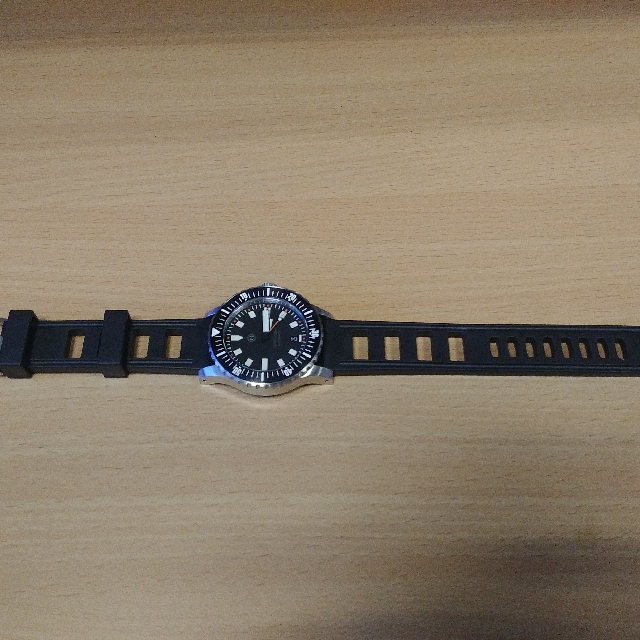 Obris Morgan Black Natural Rubber Strap 22 mm Mobile Phones Gadgets Wearables Smart Watches on Carousell