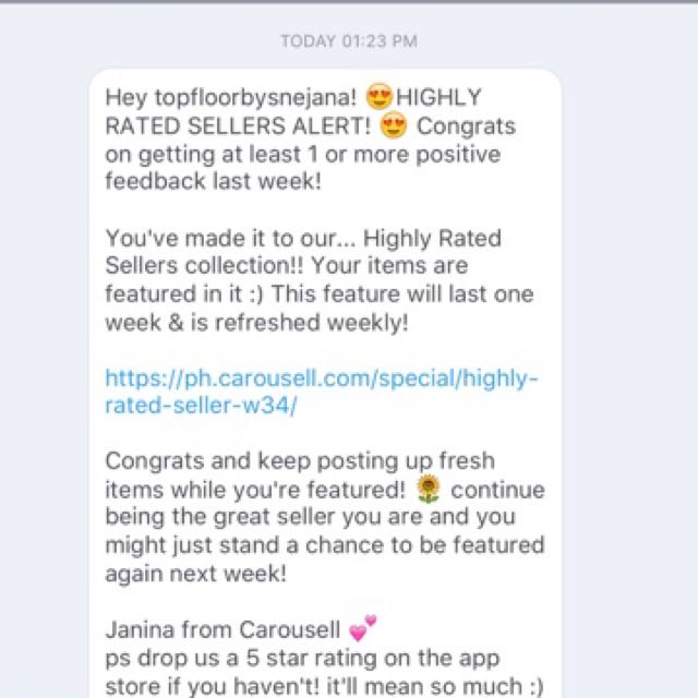 Thank you Carousell (Category: Community) located in Paranaque City. Submitted by topfloor (Listing ID 124937698, Image 1). Description: .