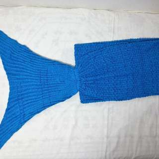 Mermaid Tail Blanket Crochet Knitted