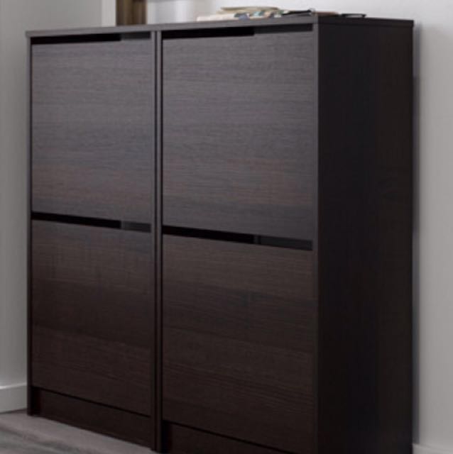 2x Ikea Bissa Shoe Cabinet 鞋櫃 Home Furniture Furniture On