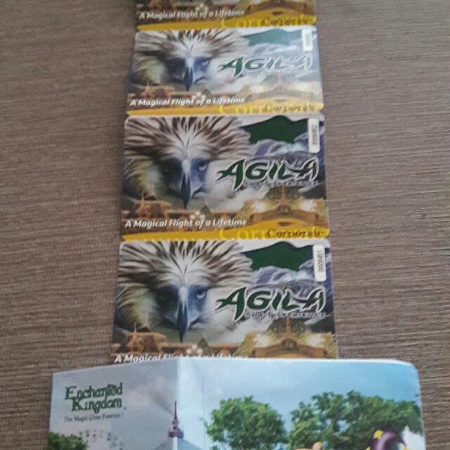 Agila Rids Enchanted Enchanted Kingdom Park Admission plus Agila Ride, Tickets & Vouchers ...