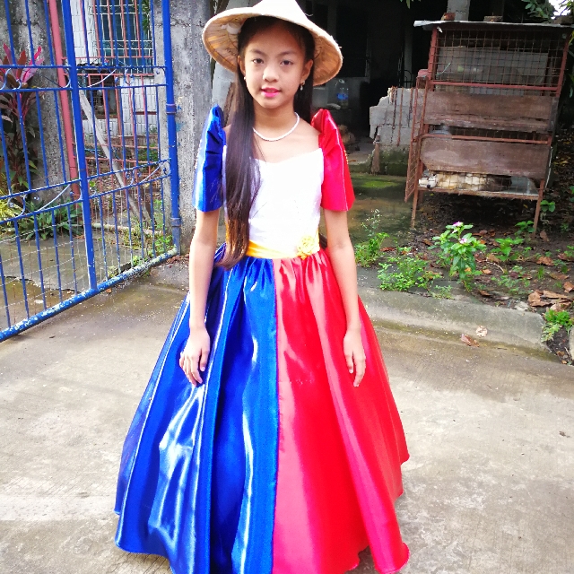 Filipiniana Dress (Buwan Ng Wika), Babies & Kids, Babies & Kids Fashion ...